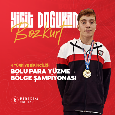 Öğrencimiz Bolu Para Yüzme Bölge Şampiyonasında 4 Türkiye Birinciliği Almıştır!