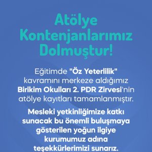 Birikim II. PDR Zirvesi 2026: Öz Yeterlilik